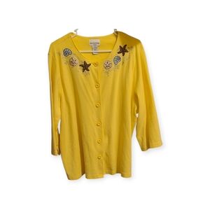 Breckenridge Yellow Women's Cardigan